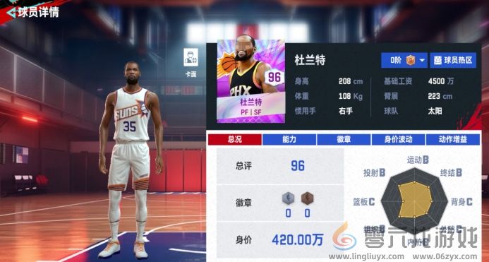 《NBA巅峰对决》杜兰特角色介绍(图2)