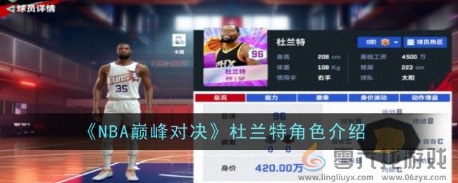 《NBA巅峰对决》杜兰特角色介绍(图1)