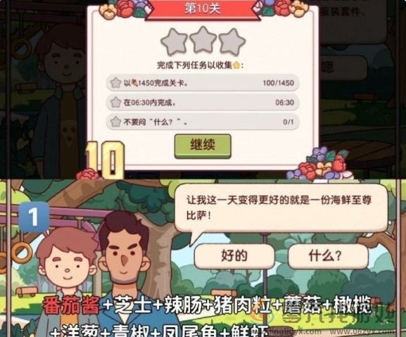 可口的比萨十周年餐车第10关通关攻略(图1)